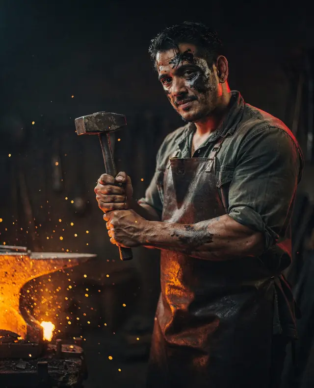 Same template: blacksmith